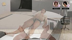 Master dominates in 3D cartoon hentai scene 😏