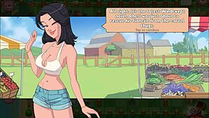 Nutaku booty farm hentai jogo parte 08 com morena piscando bunda no sexo