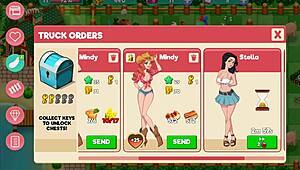 Nutakuケツファームヘンタイゲームパート08、ケツ見せつけのブロンドセックス