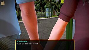 hey, check out my new family with big tits and ass in this anime hentai game