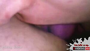 wanna see this couple lick and ride bareback up close?