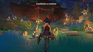 原神ちおりが激しいフェラチオPOV！