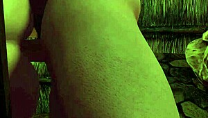 Slim Blonde Rides Cock Sideways Anal Style!