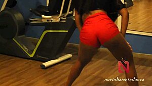 yo, watch this slut dancing and throwing her ass to the wall, wanna join?