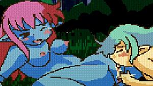 i love fairyfighting fairies fingering and licking pussy in hentai