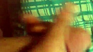 Young British twink masturbates with big cock in bedroom after gay porn viewing