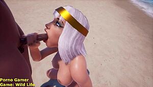 Tanka Blowjob And Cumshot On All Guys