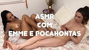 Emme White and Pocahontas in Naughty Anal Sex and Foot Fetish ASMR!