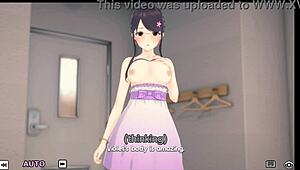 Clasă specială harem Violet în clasă anime hentai 3D cartoon