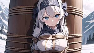 anime ainu tribe girl gets intimate in japanese style