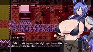 Karen, what's your horny intention with those big tits?