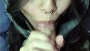 Beautiful Teen Babe Deepthroats And Blows In Amateur Oral Session!