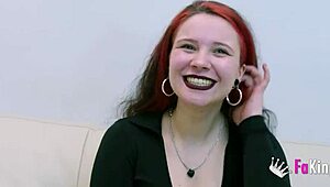 19-Year-Old Bombshell Inna Black Craves a Rough Hardcore Fuck. Can She Handle It?