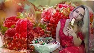 food porn takes a twist with financial domination and fetish glasses play.