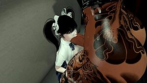 casual-narrative just chilling with a midnight shemale game featuring wild futanari action