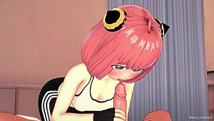 Anya egzersizlerini bitirip azdı hentai yetişkin versiyonu