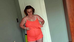 OMG! Watch This Fat Girl Try On Kinky Outfits! She’s Playing Dress-Up Solo with Her Big Ass!