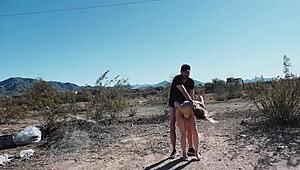 i got wild having sex by the road in the desert