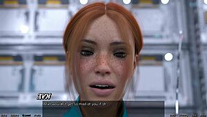 Stranded in Space 33: First Kiss with Redhead Haylee