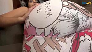 just chillin' with 2 girls farting in jeans pov style