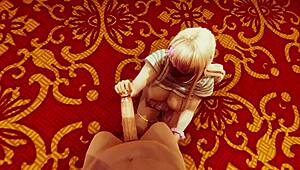 Ordered gyaru home! Watch this 3D anime hentai POV sex!