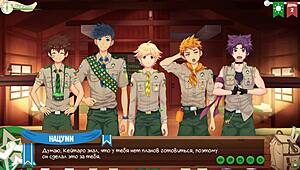 Game Friends Camp Episode 2: Getting Close with Taiga in Russian Voice 😍