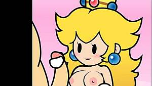 paper peach hand job animation by peachypop34 is so fun 😊