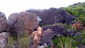 Walk With Them In Public Outdoors With Big Natural Tits