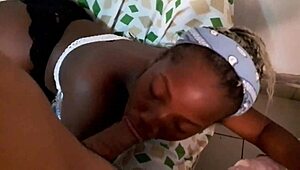 yo, i’m all over this big dick with my ebony queen in lingerie