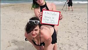 Lovely Ladies Enjoy Beach Photoshoot With Bikinis