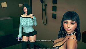 polyturnon 4 with curvy tits and cute outfit