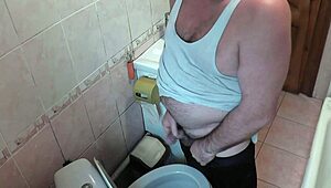 when mom’s out, frina sneaks to the toilet for a wild handjob on her mom’s old roommate. cum and raw tension spill over.