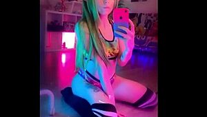 Cosplay girl alicebong in ahegao compilation