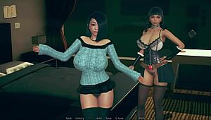 polyturnon 4 with curvy tits and cute outfit