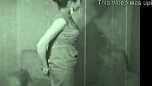 Retro Pornostalgia Features Blowjob, Undressing, Fucking Hairy Pussy With Clothes Ripped.