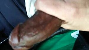 Lisa Gus In Interracial Blowjob Scene