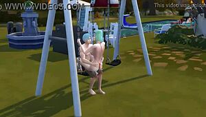 Yo, this Dragon Ball parody with a cheating Japanese milf at a pool party is insane! 😍