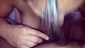 in the bedroom, a gay guy takes on a monster black cock