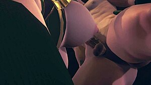 my hero academia hentai with froppy and momo in a threesome