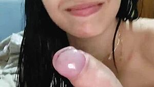 just a yummy blowjob after class, caught in pov style