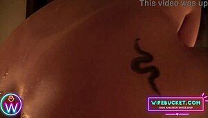 wifebucket's homemade threesome turns romantic candlelight into wild valentine passion