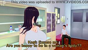 asian crossdresser visits tg infirmary in 3d hentai