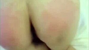 Fucking asian teen's ass and pussy, squirting while licking.