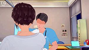 asian crossdresser visits tg infirmary in 3d hentai