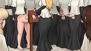 Futadomworld - Futa Newhalf Dominates Male in Compilation