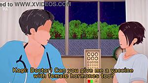 asian crossdresser visits tg infirmary in 3d hentai