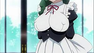 Ladies Versus Butlers V2: Big Tits Fanservice in Anime Style