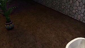 Wow! Gwen gets power from golden shower in Whimsville!