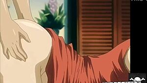 Horny milf begs for creampie in anime