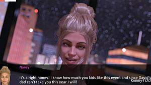 Slutty Cosplay Housewife Teases Big Cocks in Public Neighborhood Game